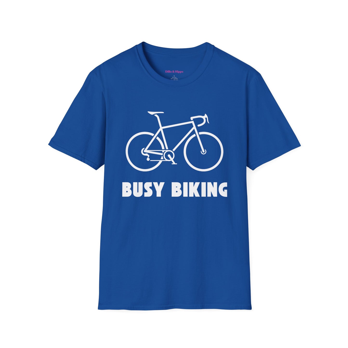 Busy (Road) Biking // Unisex Softstyle T-Shirt