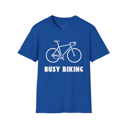 Busy (Road) Biking // Unisex Softstyle T-Shirt