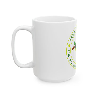 Keep Hanging On Snake // Ceramic Mug, (11oz, 15oz)
