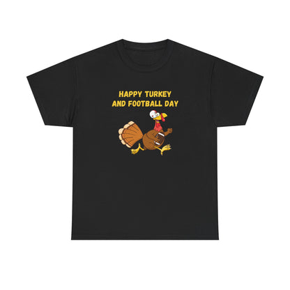 Happy Turkey and Football Day // Unisex Jersey Short Sleeve Tee