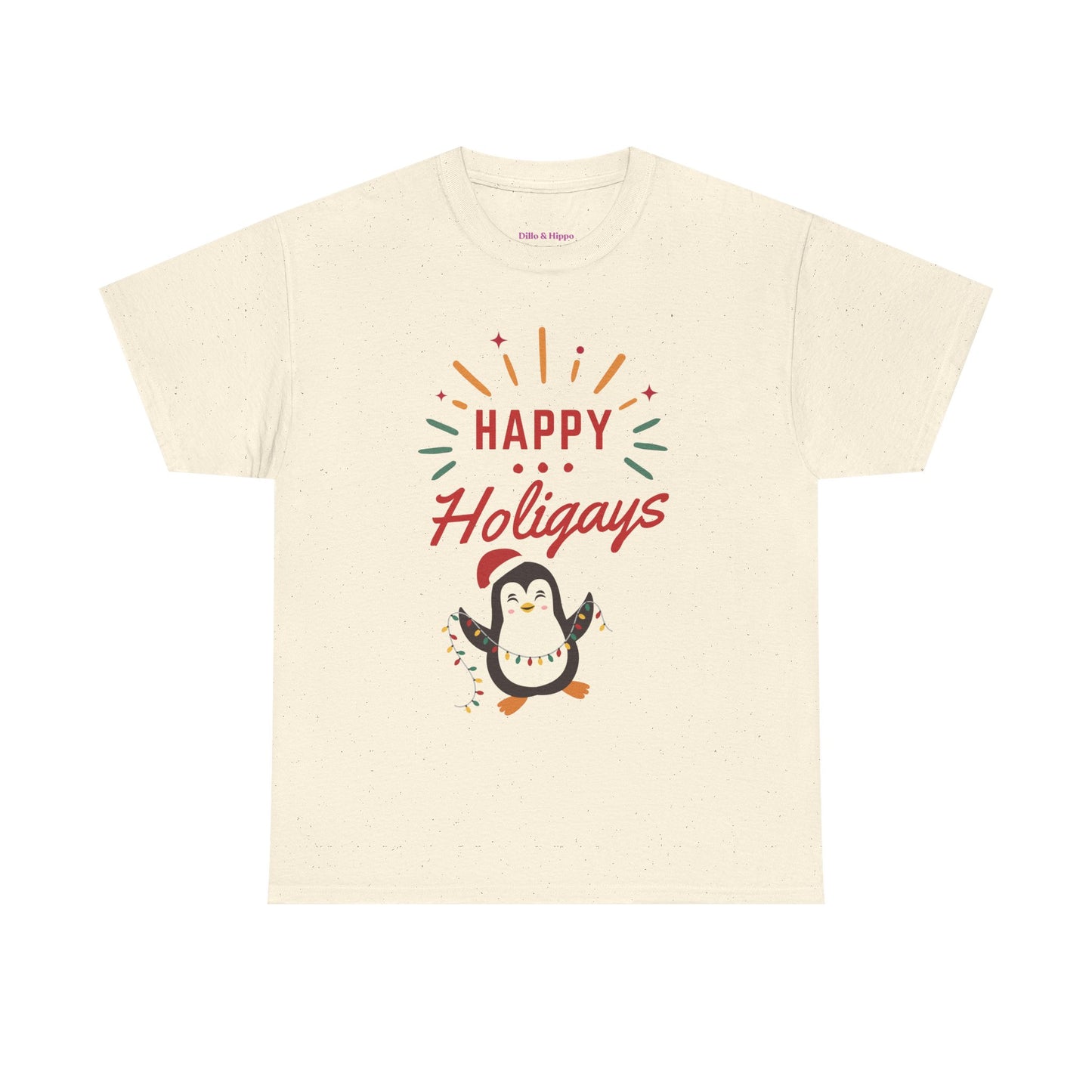 Happy Holigay Penguin Unisex Heavy Cotton Tee