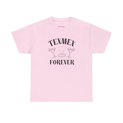 Tex-Mex Forever - Ritas & Queso // Unisex Heavy Cotton Tee - Fun Casual T-Shirt for Food Lovers