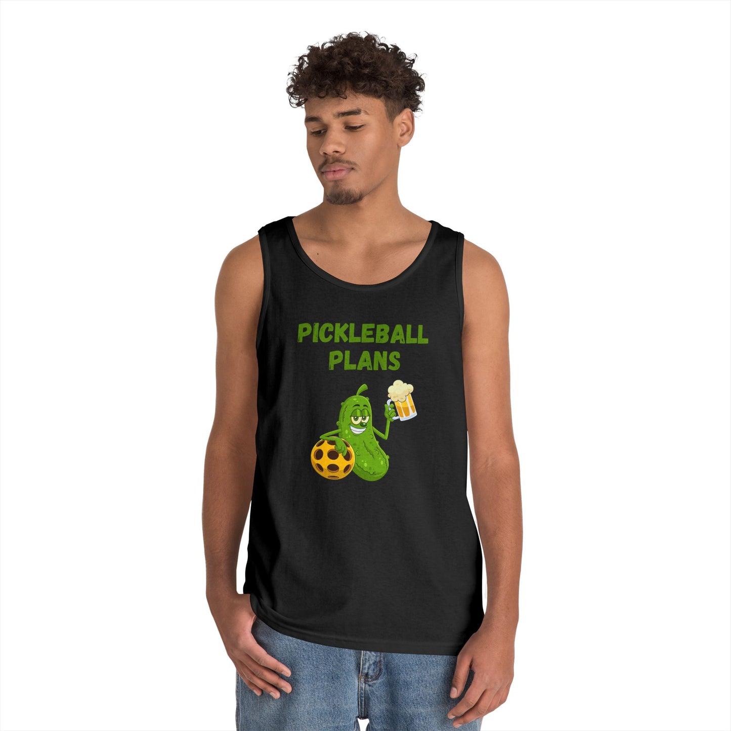 Pickleball Plans // Unisex Heavy Cotton Tank Top