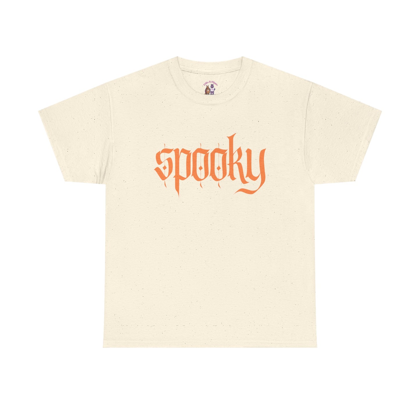 Spooky Unisex Heavy Cotton Tee, Halloween Shirt, Cute Fall T-Shirt, Casual Wear, Gift for Friends, Seasonal Apparel