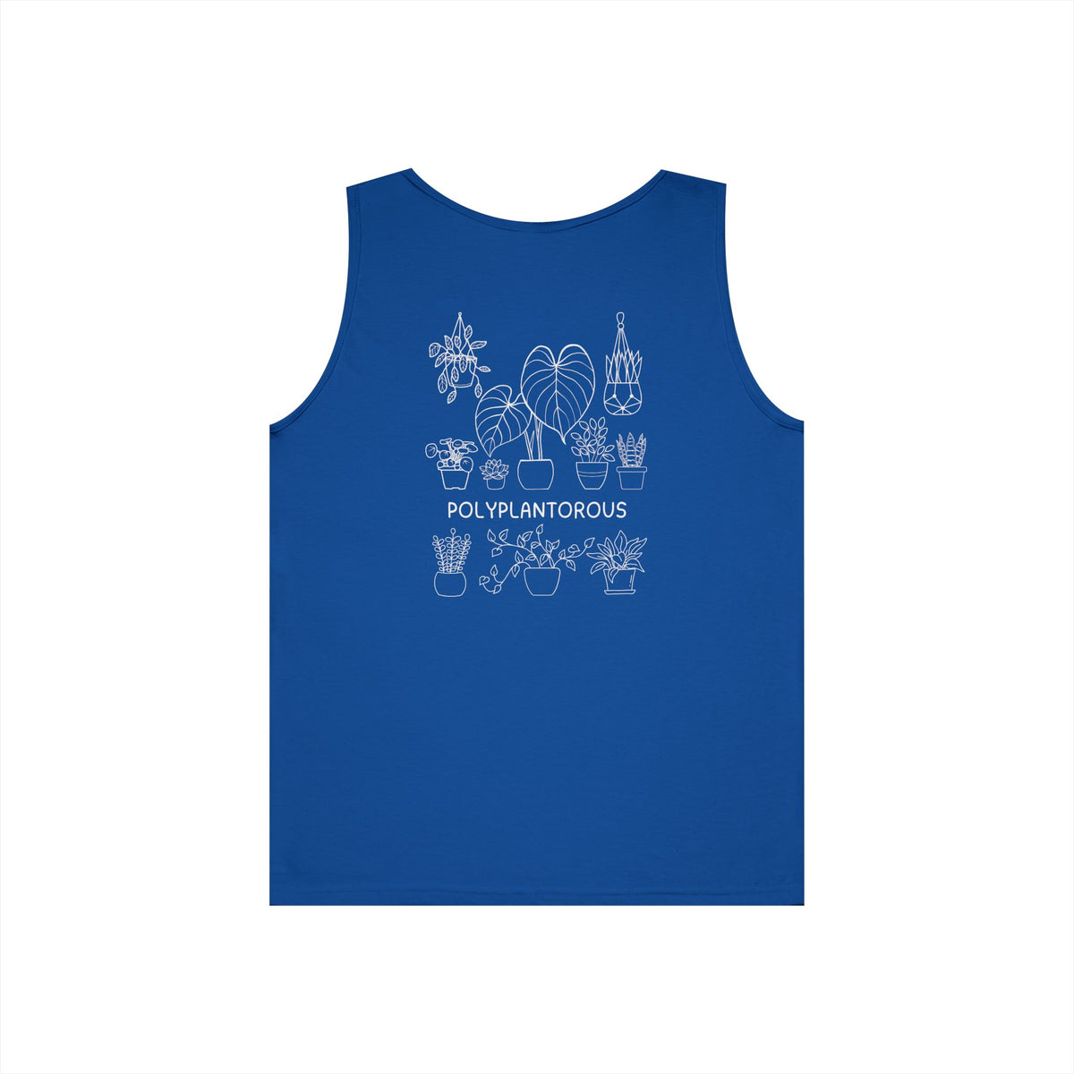 polyPLANTorous // Unisex Heavy Cotton Tank Top - Polyplantorous Plant Lover Design