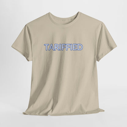 Tarrified // Unisex Heavy Cotton Tee - Scary Economy Statement Shirt