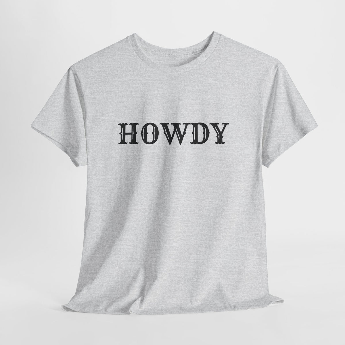 Howdy & Adios  // Unisex Heavy Cotton Tee - Casual Statement Shirt
