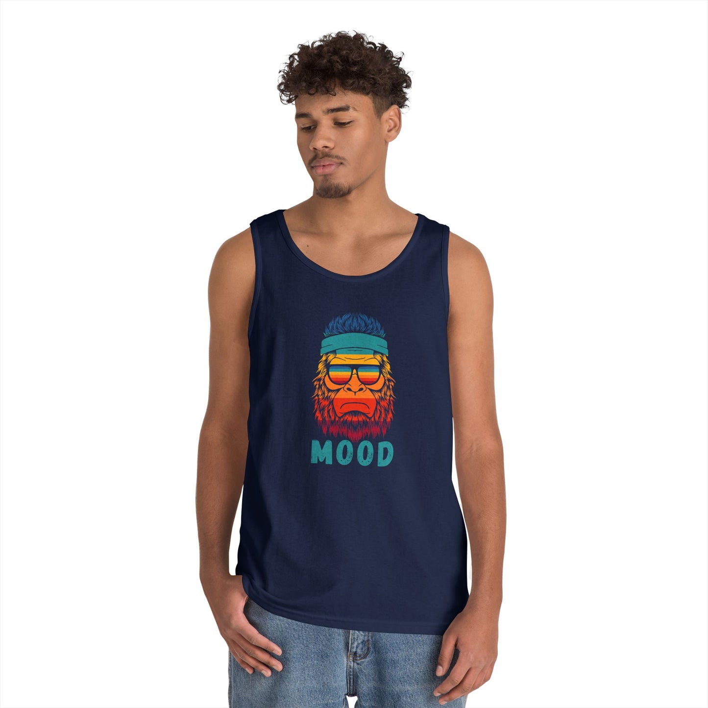 Bigfoot Mood //  Unisex Heavy Cotton Tank Top