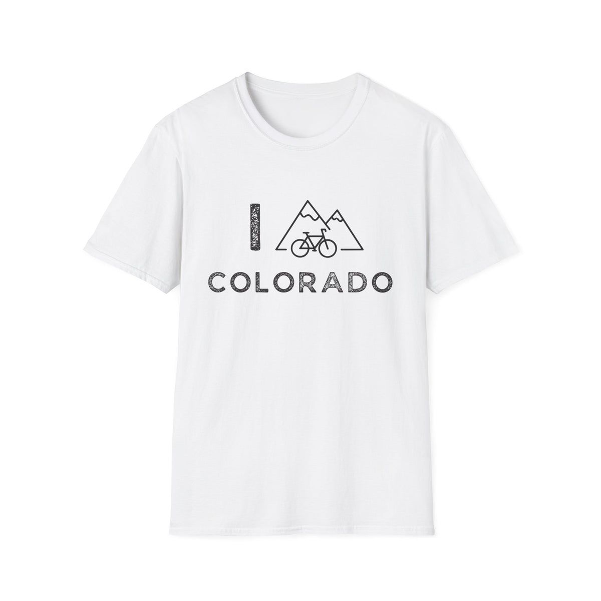 I (Mountain) Bike Colorado // Unisex Softstyle T-Shirt
