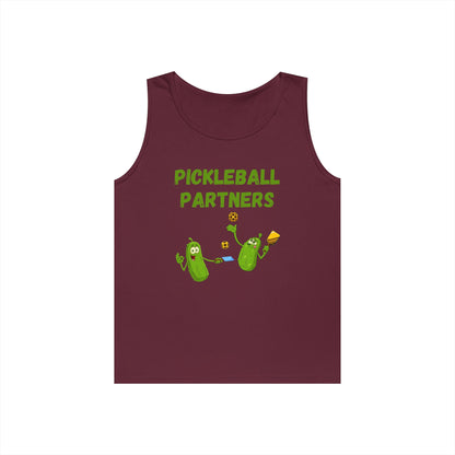 Pickleball Partners 1 // Unisex Heavy Cotton Tank Top