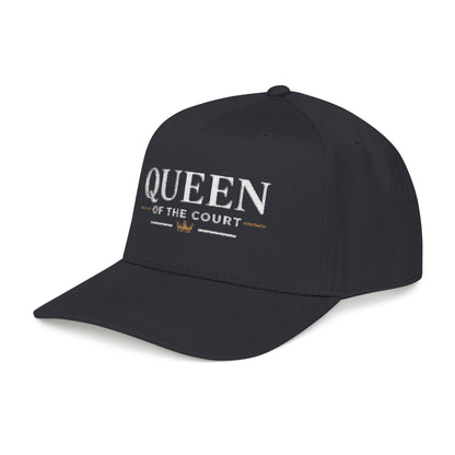 Black on Black - Queen of the Court - Mid Profile Baseball Cap