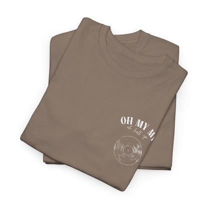 Oh My My Vintage Vinyl Graphic - Pocket Placement // Unisex Heavy Cotton Tee - Perfect for Music Lovers