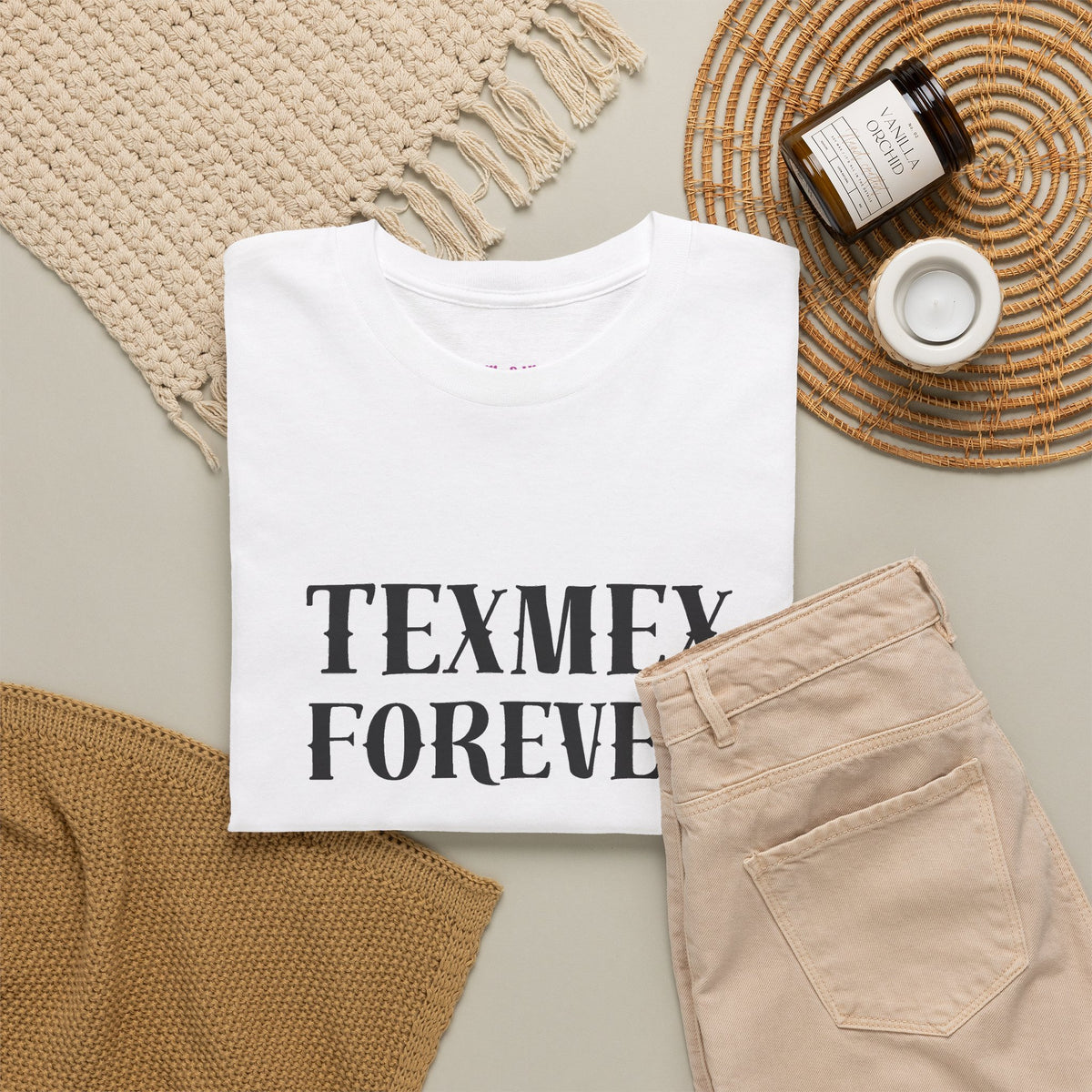 TexMex Forever Unisex Heavy Cotton Tee - Casual Style T-Shirt for Food Lovers