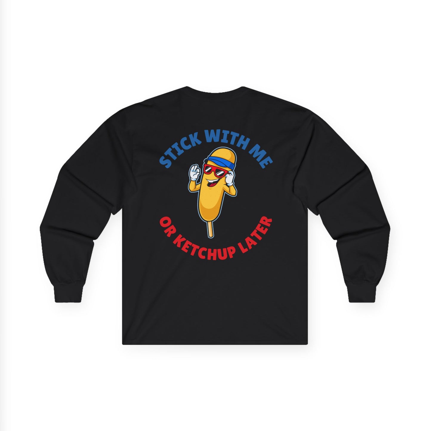 Corndog Season // Long Sleeve Tee - Fun Unisex Apparel for Food Lovers