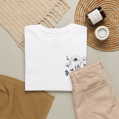 We're Rooting For You - Flowers // Unisex Heavy Cotton Tee - Perfect for Everyday Comfort