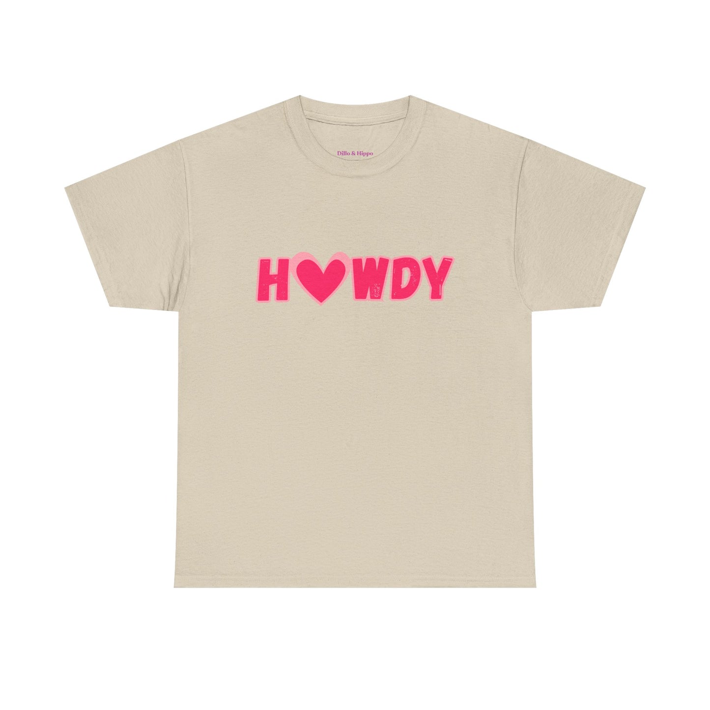 H<3WDY // Fun Howdy Graphic Unisex Heavy Cotton Tee