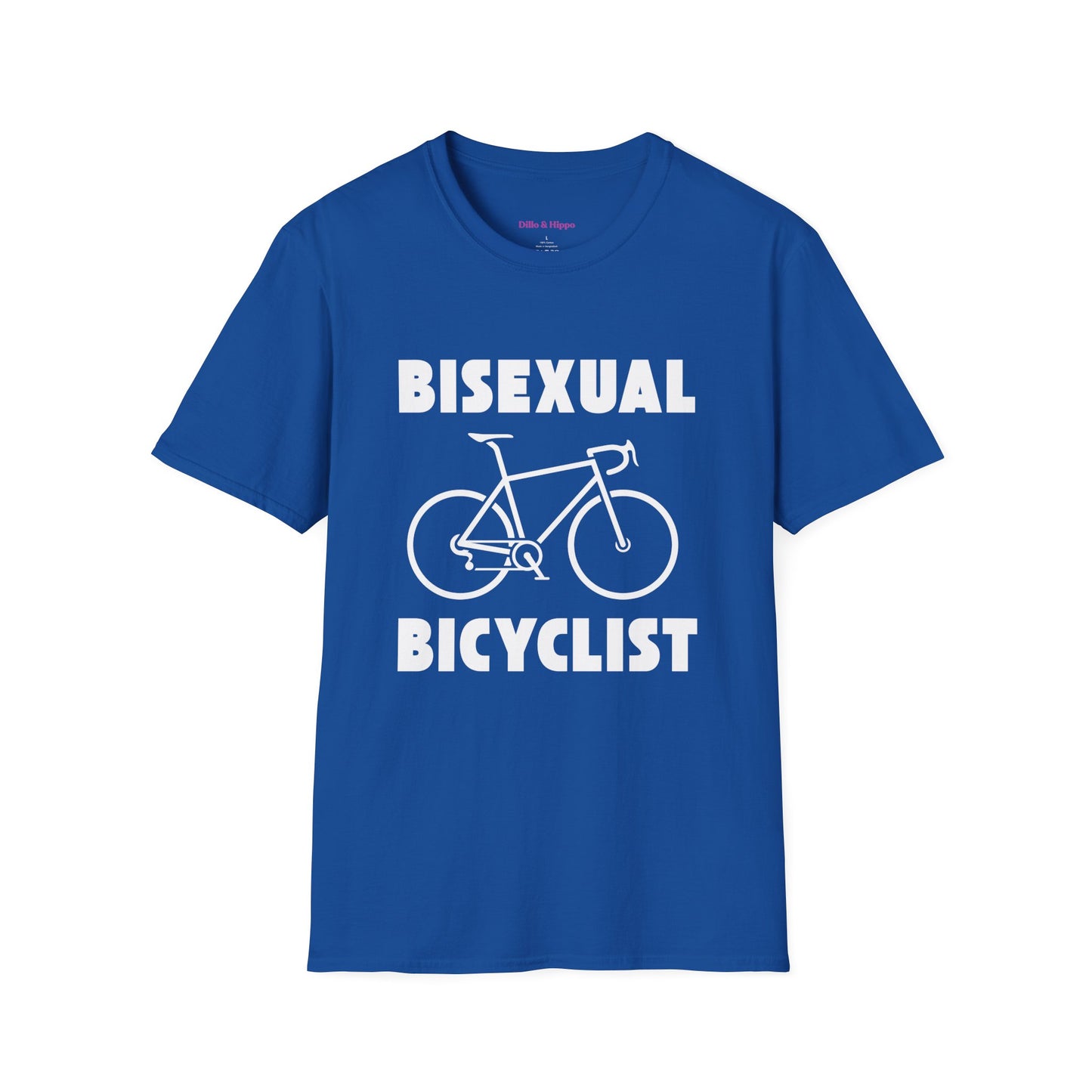 Bisexual (Road) Bicyclist  // Unisex Softstyle T-Shirt