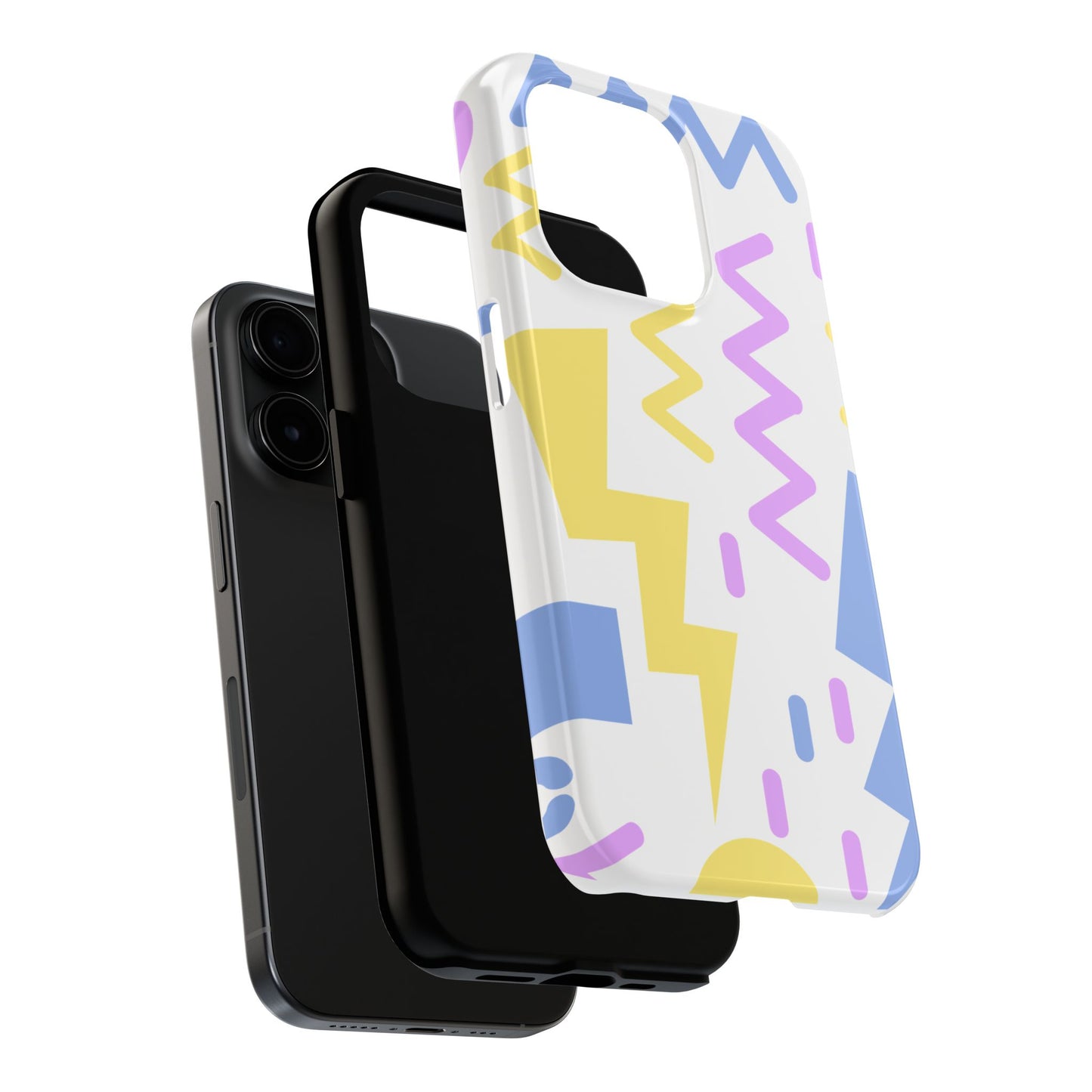 Zig Zag and Shapes // iPhone Case
