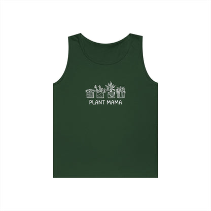 Plant Mama // Unisex Heavy Cotton Tank Top - Perfect for Garden Lovers