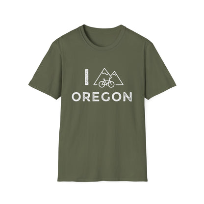 I (Mountain) Bike Oregon // Unisex Softstyle T-Shirt