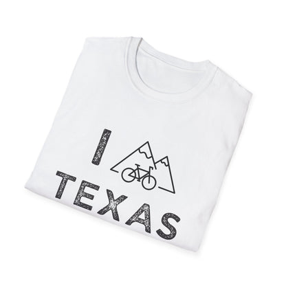 I (Mountain) Bike Texas // Unisex Softstyle T-Shirt
