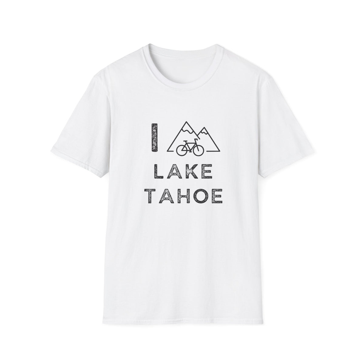 I (Mountain) Bike Lake Tahoe // Unisex Softstyle T-Shirt