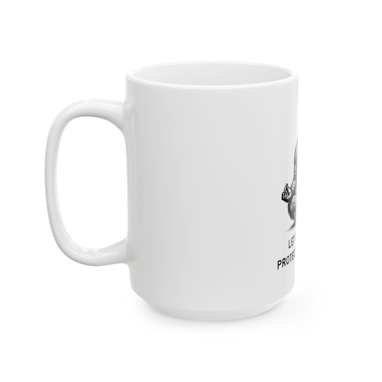 Let Them Talk, Protect Your Peace // Ceramic Mug, (11oz, 15oz)