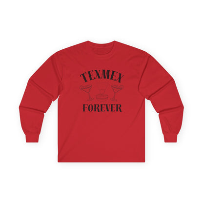Tex-Mex Forever - Ritas & Queso // Unisex Long Sleeve Tee - Perfect for Food Lovers and Party Enthusiasts