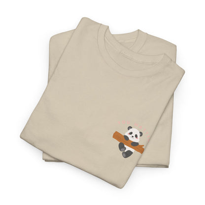 Keep Hangin' On - Panda // Unisex Heavy Cotton Tee -Vibes Graphic Shirt