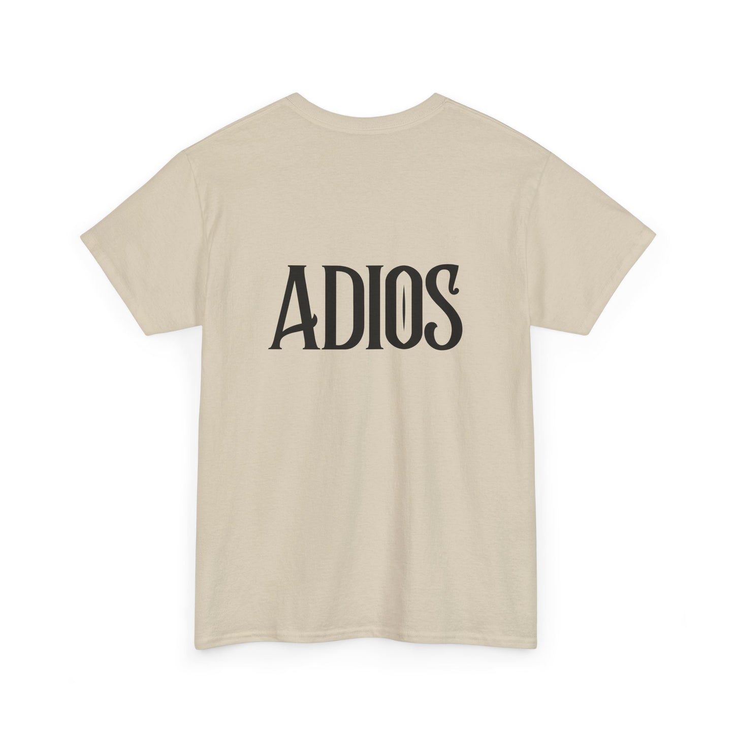 Howdy & Adios  // Unisex Heavy Cotton Tee - Casual Statement Shirt