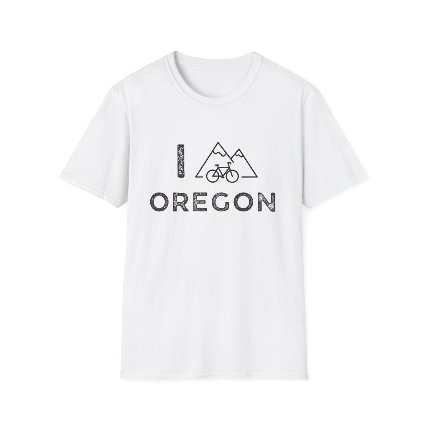 I (Mountain) Bike Oregon // Unisex Softstyle T-Shirt