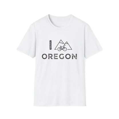 I (Mountain) Bike Oregon // Unisex Softstyle T-Shirt