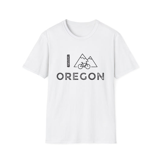 I (Mountain) Bike Oregon // Unisex Softstyle T-Shirt