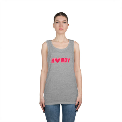 H<3wdy // Unisex Heavy Cotton Tank Top - Trendy Summer Wear for Fun and Relaxation