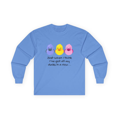 Ducks in a Row // Unisex Ultra Cotton Long Sleeve Tee