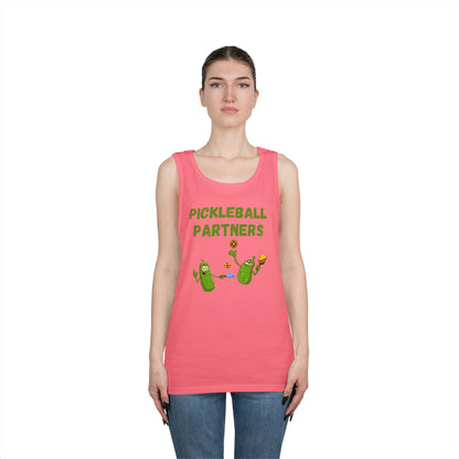Pickleball Partners 1 // Unisex Heavy Cotton Tank Top
