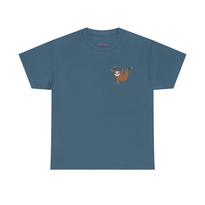 Keep Hangin' On - Sloth // Unisex Heavy Cotton Tee - Motivational