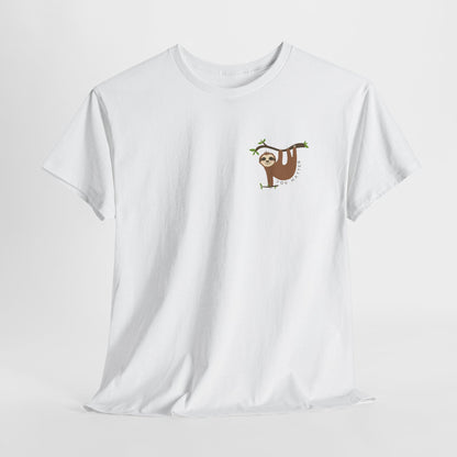 Keep Hangin' On - Sloth // Unisex Heavy Cotton Tee - Motivational
