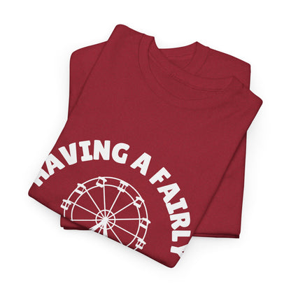Having A Fairly Good Time // Ferris Wheel Good Time Punny Unisex Heavy Cotton Tee