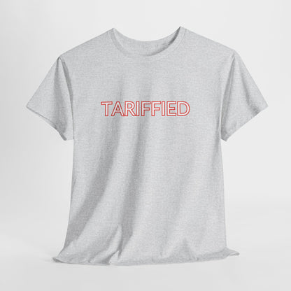 Tarrified // Unisex Heavy Cotton Tee - Scary Economy Statement Shirt
