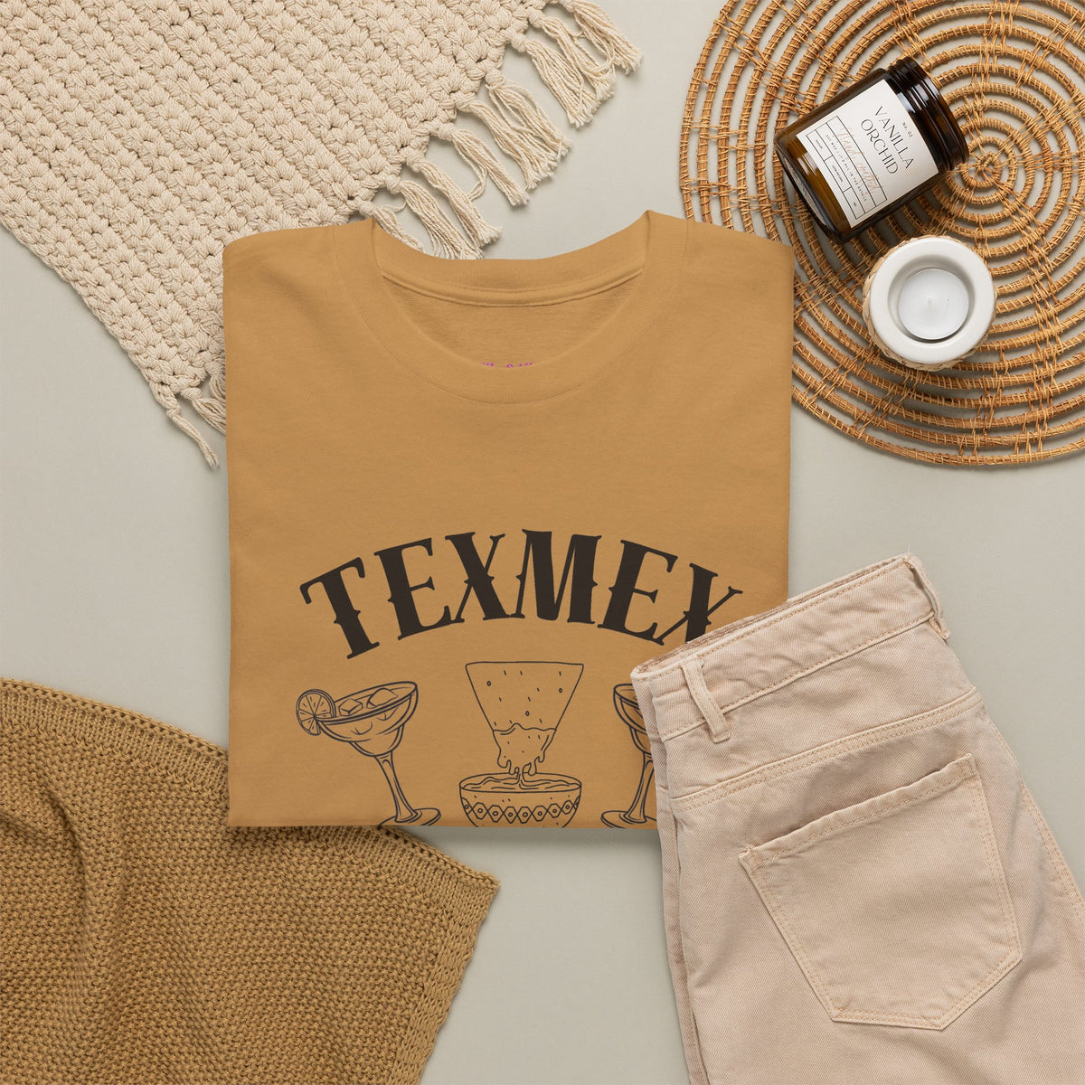 Tex-Mex Forever - Ritas & Queso // Unisex Heavy Cotton Tee - Fun Casual T-Shirt for Food Lovers