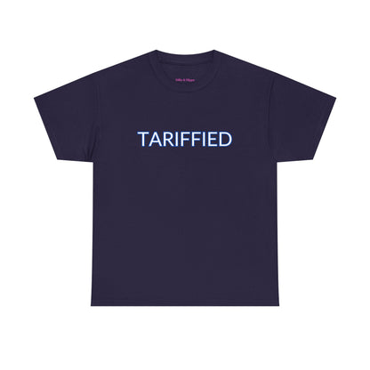 Tarrified // Unisex Heavy Cotton Tee - Scary Economy Statement Shirt