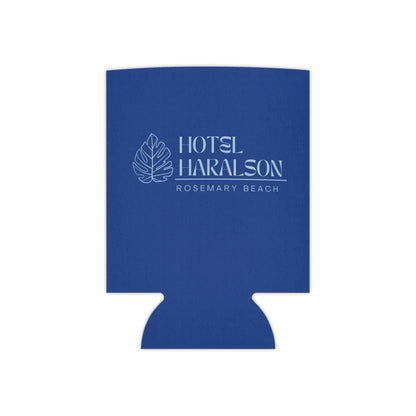 Custom - Personalized Hotel Haralson Can Cooler // Blue w/ Light Blue - Ideal for Beach Parties & Celebrations
