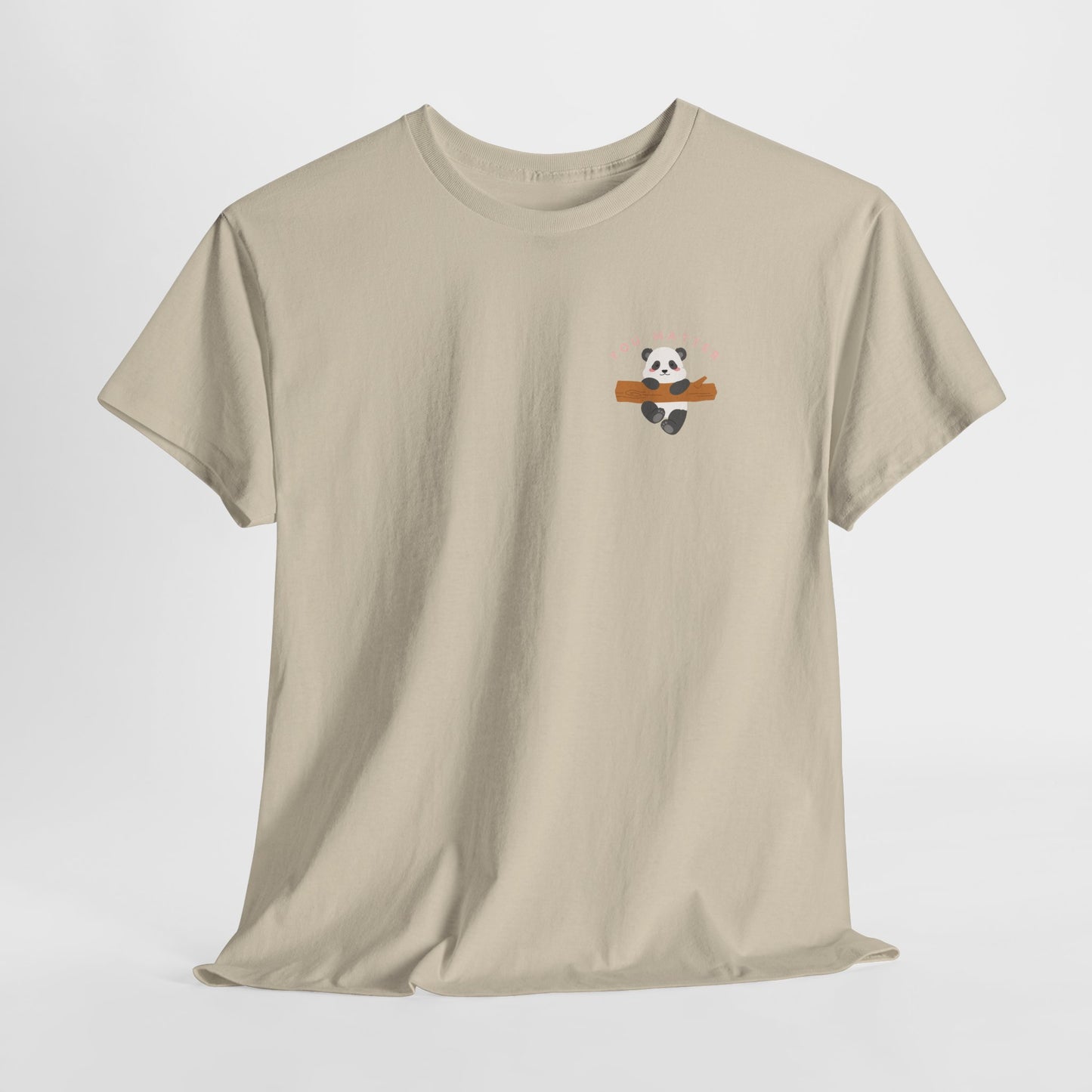 Keep Hangin' On - Panda // Unisex Heavy Cotton Tee -Vibes Graphic Shirt