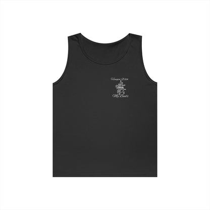Hangin' With My Buds // Happy Plant Lover Unisex Heavy Cotton Tank Top - Perfect for Gardening Enthusiasts