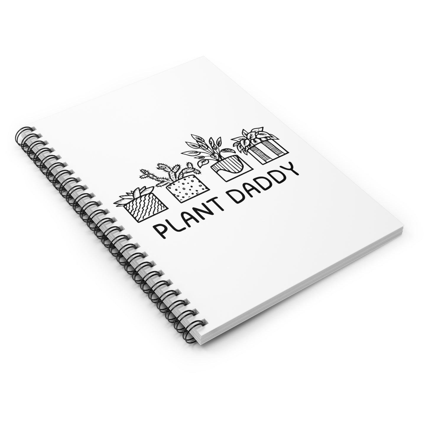 Plant Daddy // Spiral Notebook - Ruled Line