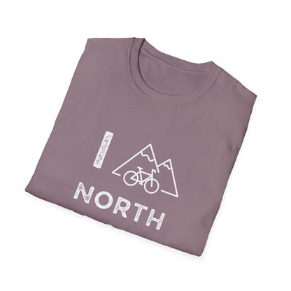 I (Mountain) Bike North Carolina // Unisex Softstyle T-Shirt