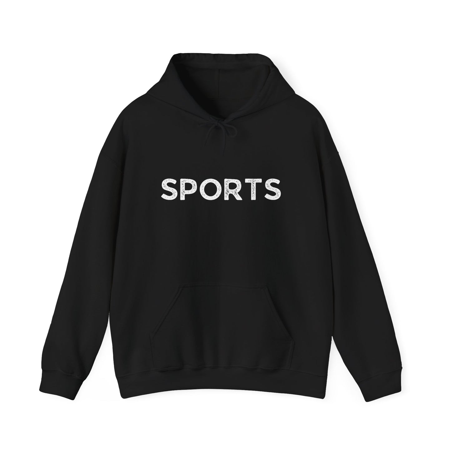 Sports // Unisex Heavy Blend™ Hooded Sweatshirt - White Text