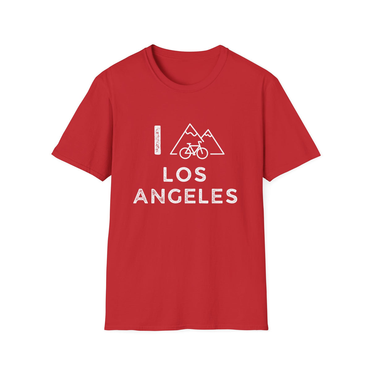 I (Mountain) Bike Los Angeles // Unisex Softstyle T-Shirt