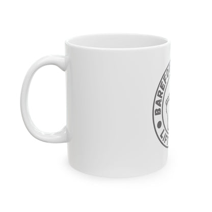 Barefoot Lift Club // Ceramic Mug, (11oz, 15oz)